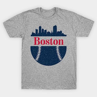 Boston Baseball skyline T-Shirt